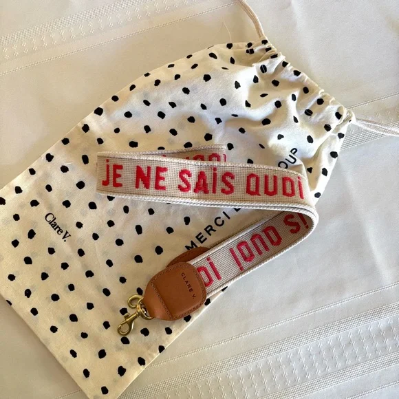 Clare V. *rare* Je Ne Sais Quoi Crossbody Strap - Picture 6 of 7